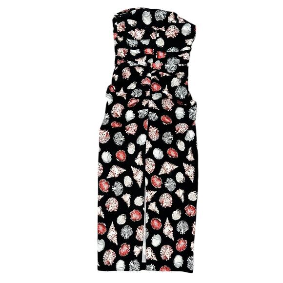 NWT Anthropologie Soleil Seashell Strapless Ruched Dress - Picture 5 of 8